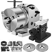 VEVOR Dividing Head 5Inch 3 Jaw Precision Semi Universal Dividing Head for Milling Machine Rotary Table Tailstock Milling Set