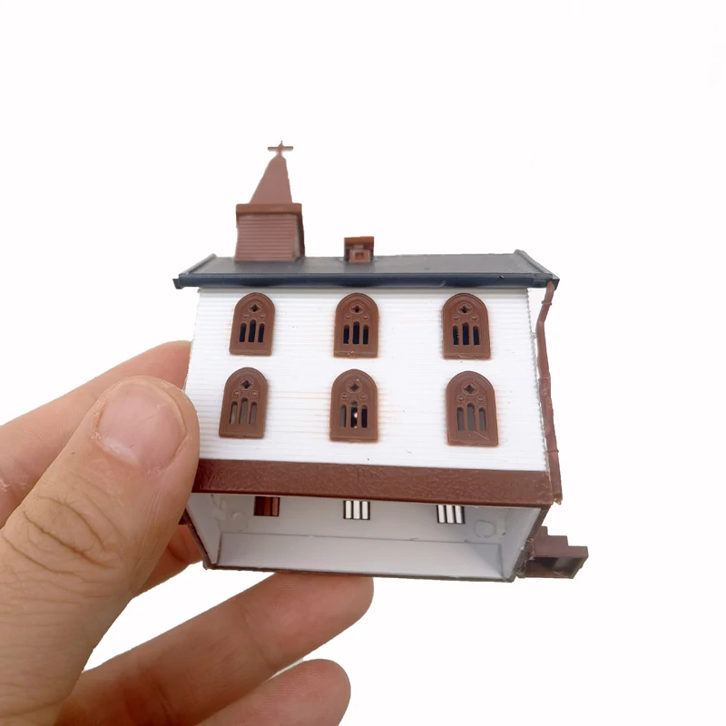 ミニチュア教会建築材料,ジオラマスケール,鉄道レイアウト,1:150モデル