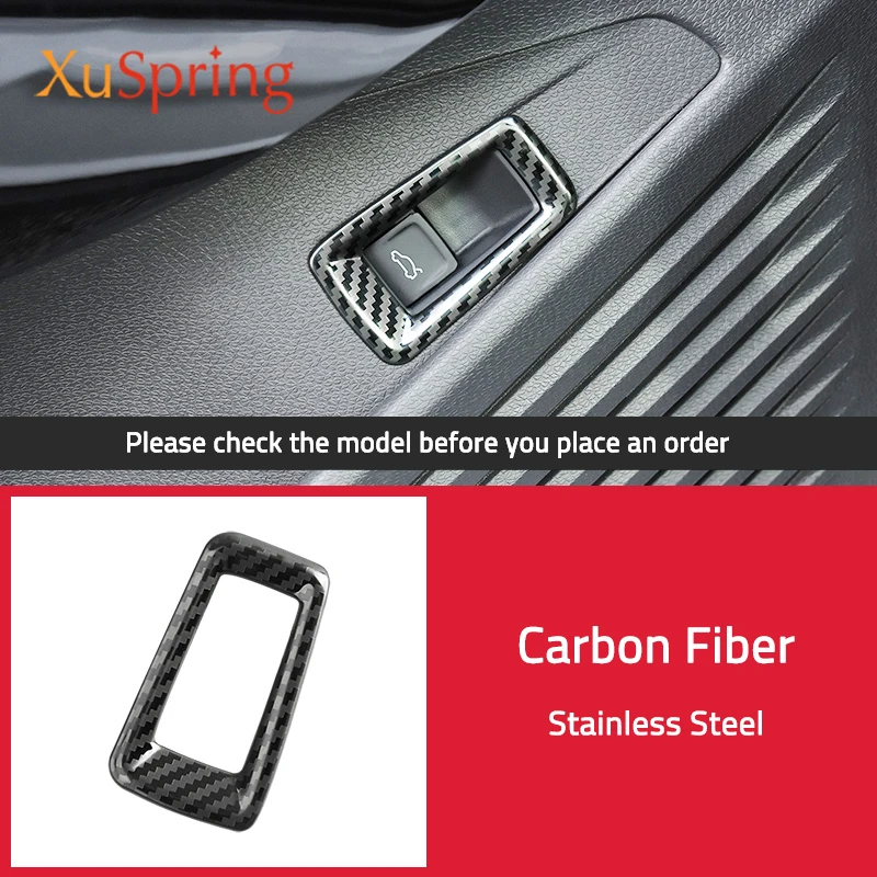 سيارة الخلفي الذيل الجذع الباب فتح زر التبديل ملصقات لشركة فولكس فاجن ID.4 ID4 GTX Crozz X PRO 2021 2022 2023 الداخلية مقبلات إطار الكسوة #3