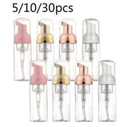 5/10/30pcs 60ml Travel Foam Pump Bottle Lash Shampoo Bottles for Hand Sanitizer Liquid