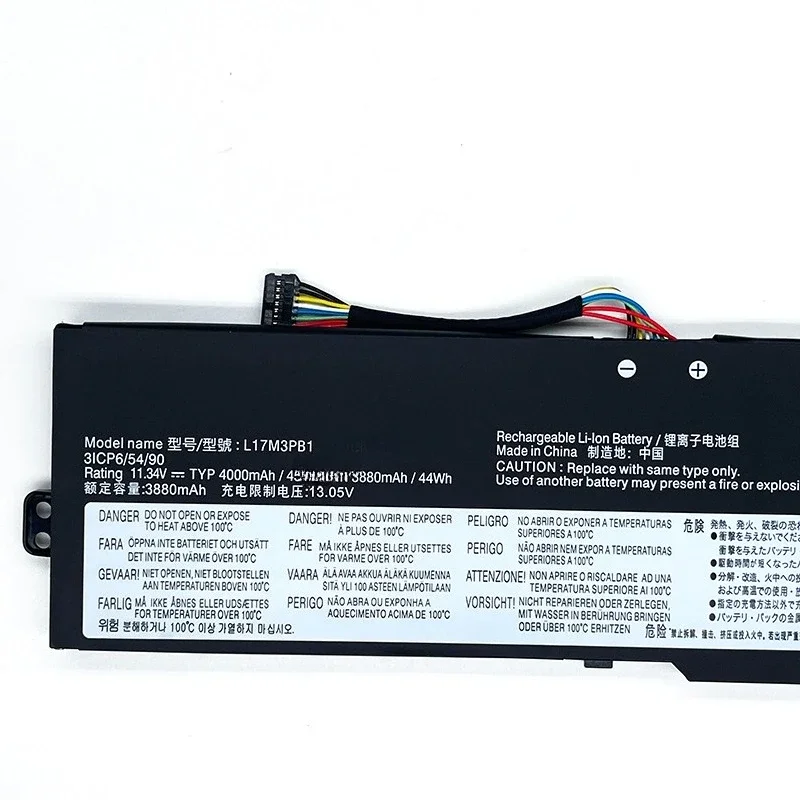 

L17M3PB1 Laptop Battery for Lenovo IdeaPad 330-17ICH 330-15ICH L17D3PB0 5B10Q71254 L17C3PB0 5B10Q71252 5B10W67266 11.34V 4000mAh