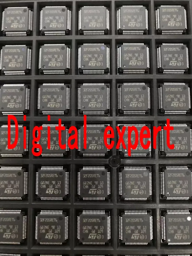 

1pcs/lot STM32F205RCT6 STM32F205RET6 STM32F205VCT6 STM32F205VET6 STM32F205VGT6 STM32F205ZET6 QFP-64 In Stock