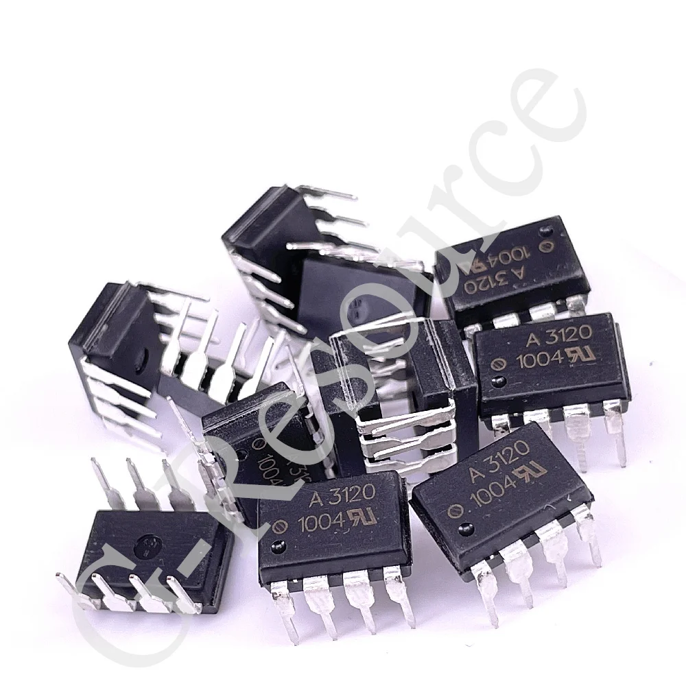 (10pcs) HCPL-3120 A3120 DIP-8 IGBT Gate Drive Optocoupler