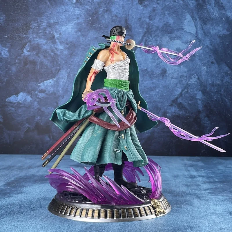 New One Piece อะนิเมะรูป Bath Blood Roronoa Zoro PVC 21 ซม.Action Figure Collection ประณีตชุดของขวัญวันเกิด Figurine
