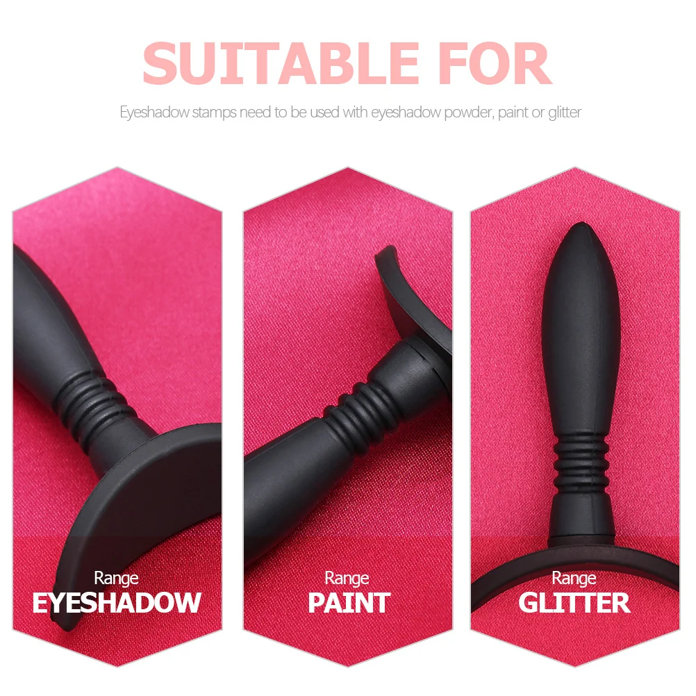 

1 set 1 Set Eyeshadow Stamp Silicone Applicator For Makeup Tool Lazy Eye Shadow Seal Women Makeup Accessory