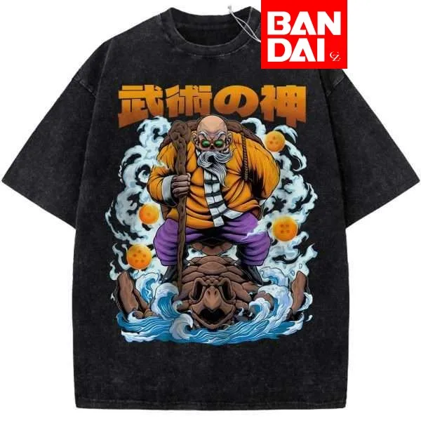 

Dragon Ball Super Cell Max Red Cell Acid Wash Oversized Black T-Shirt 2026 Summer Anime Streetwear Graphic Tee