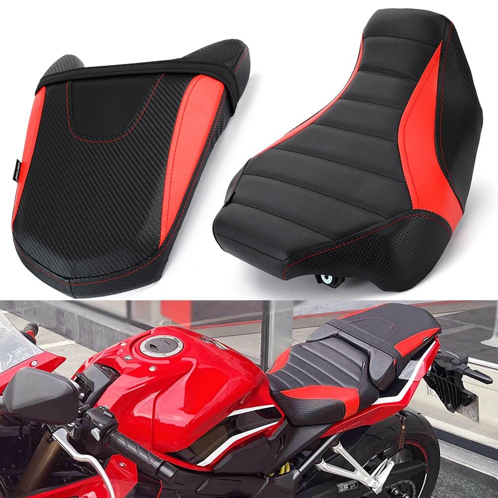 For Honda CB650R CBR650R Motorcycle Seat Front Rider Rear Passenger Solo Seat Cushion Pad CB CBR 650R 2019 2020 2021 2022 2023
