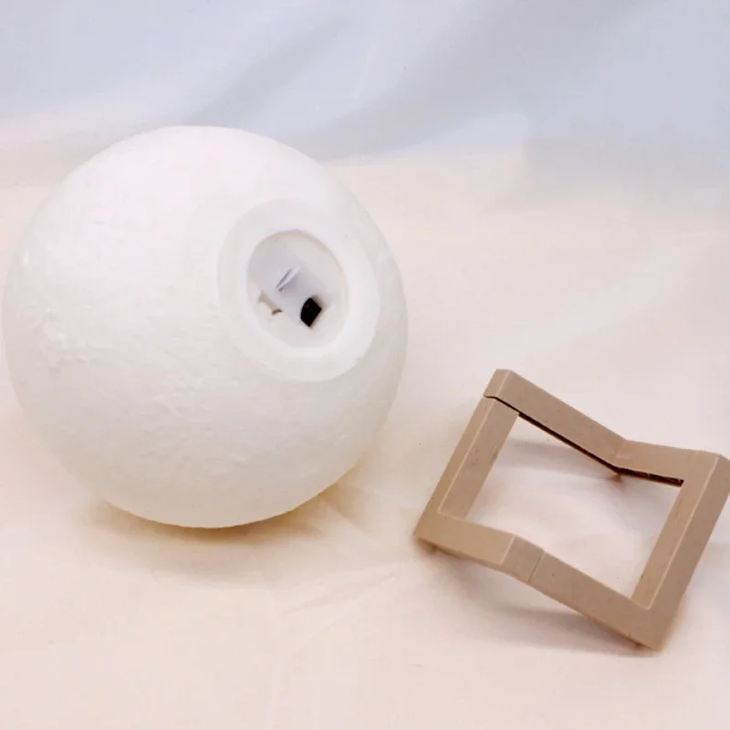 LED Night Light 3D Printing  Lamp with Stand 8CM/12CM Battery Powered 7 Color Change   Night Lamp  Decor Galaxy lamp Sunset lamp