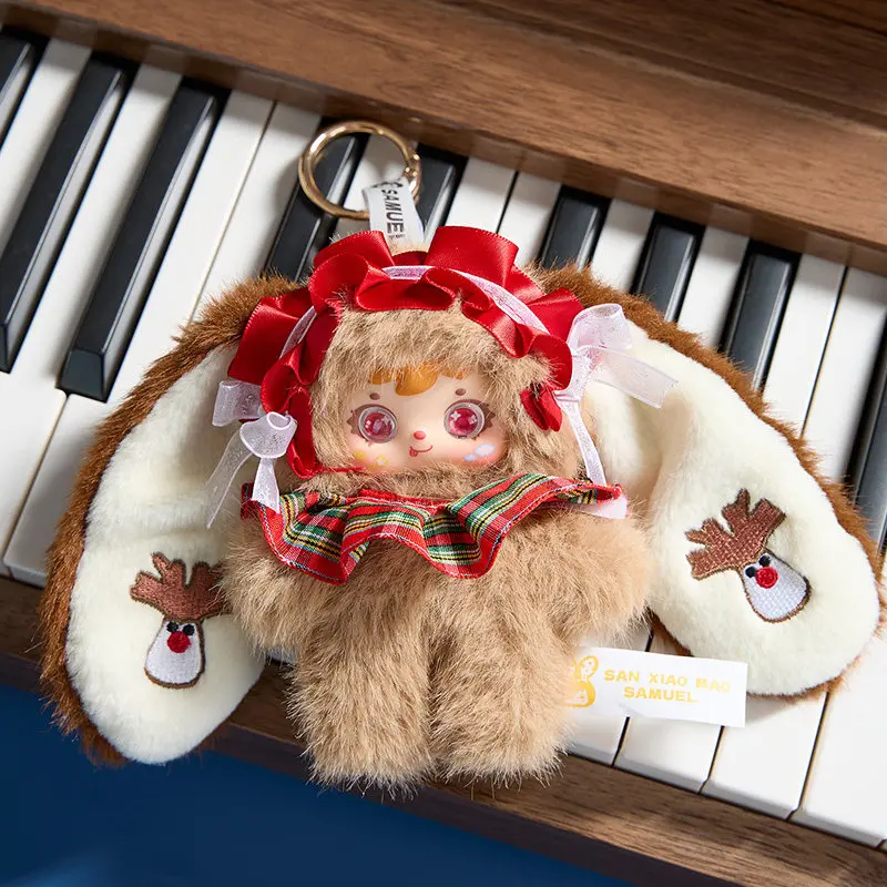 

Samuel Snowy Night Tea Party Series Trendy Blind Box Vinyl Plush Kawayi Exquisite Cartoon Doll Collectible Toy Pendant Girl Gift