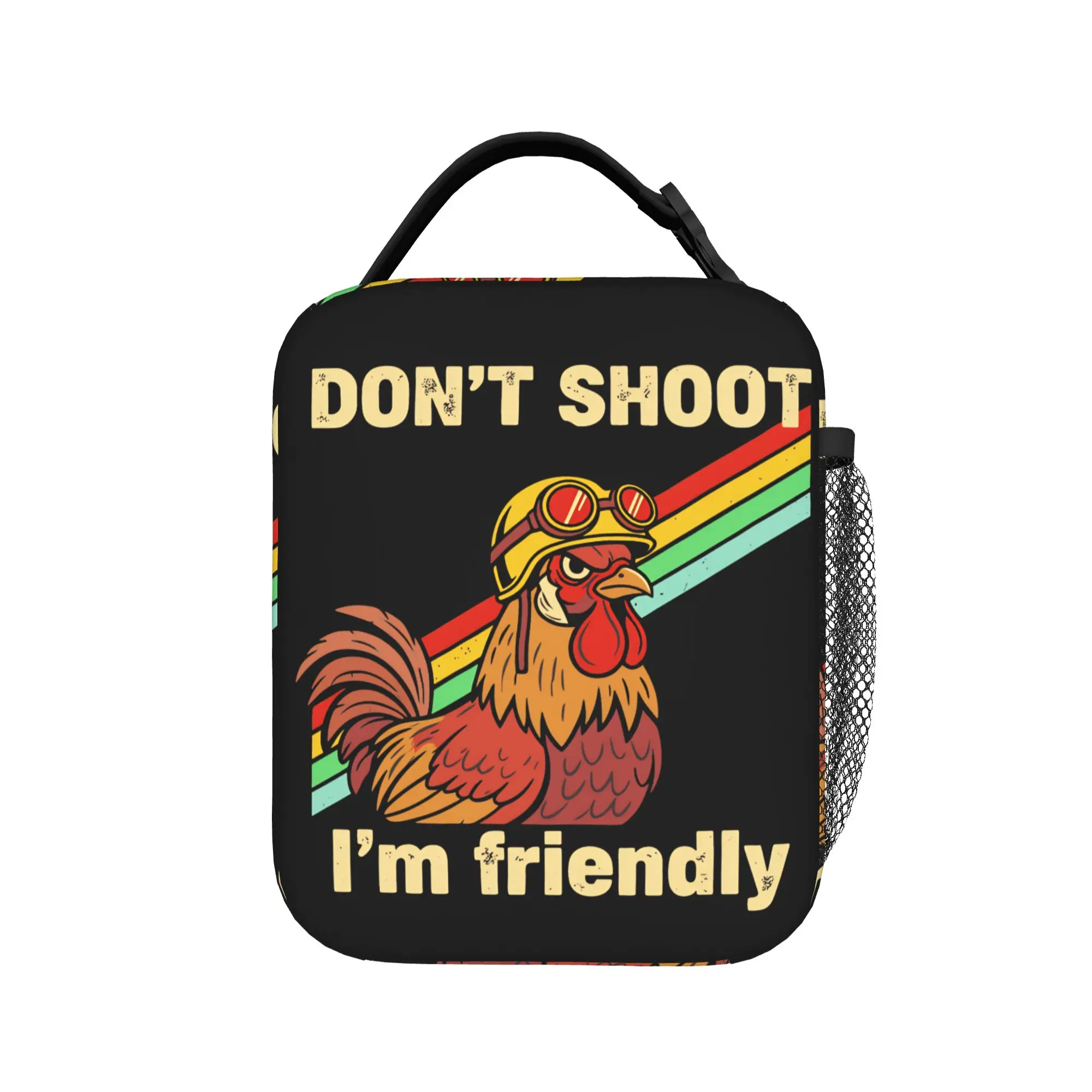 Arc Raiders Don't shoot I'm Friendly Insulated Lunch Bag Portable  Meal Container Cooler Bag Lunch Box Tote Food Handbags