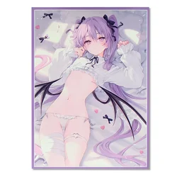 Fundas para tarjetas de Anime de 60 piezas y 67x92mm, fundas de carga superior para tarjetas comerciales MTG, Protector de tarjetas Compatible con PTCG/PKM