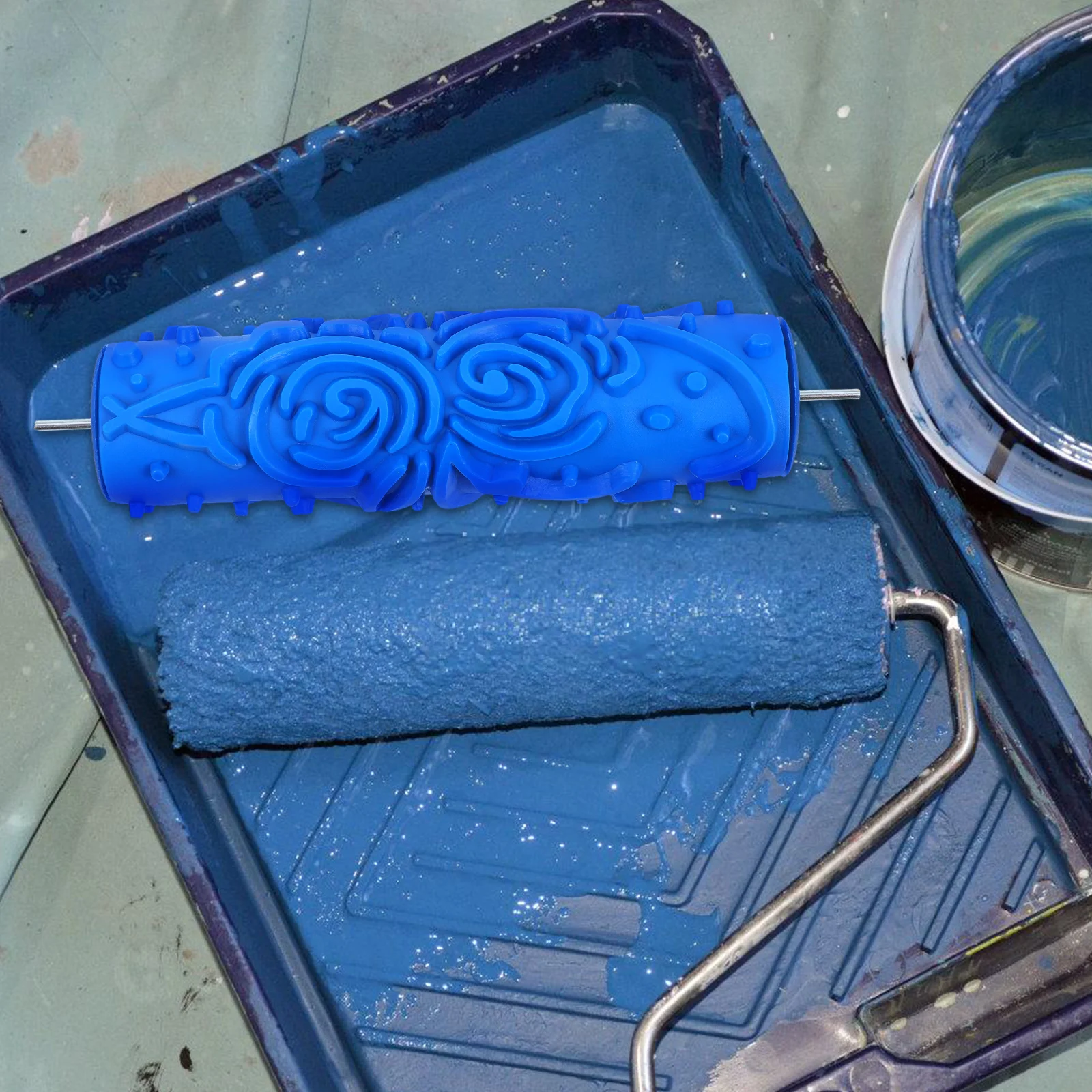 

Валик для текстуры бетона для стен Декоративные валики Внешняя краска Дизайн узора Уникальная последовательная маленькая текстурированная краска для стен