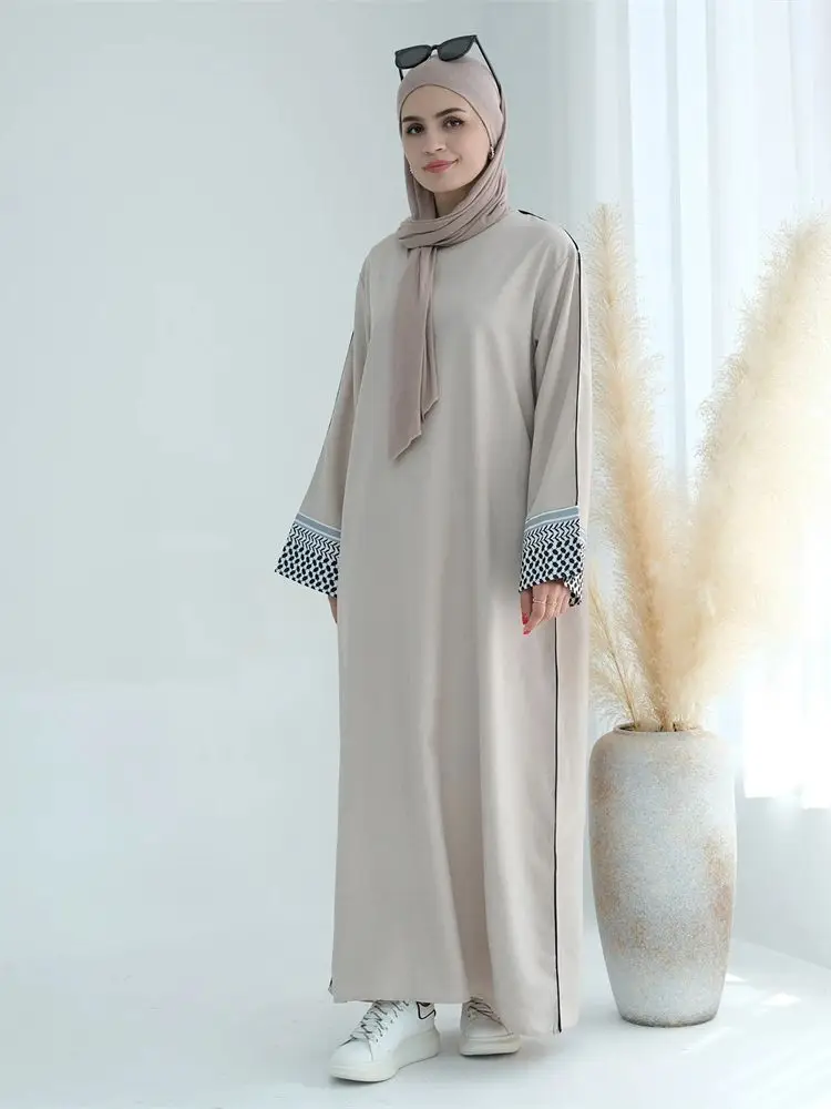 Ramadan Eid Black Dubai Muslim Modest Kaftan Dress Abaya Islam Kebaya Caftan Marocain Abayas For Women Robe Femme Musulmane