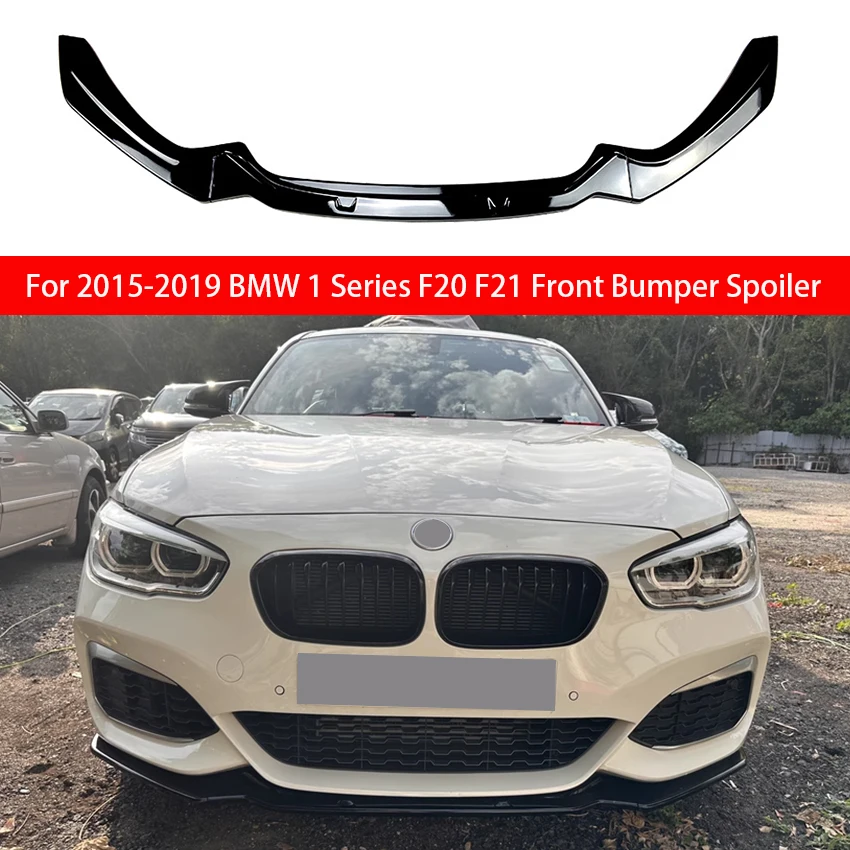 

For 2015-2019 BMW 1 Series F20 F21 M-Pack 118i 120i M135i M140i Car Front Bumper Lip Splitter Diffuser Body Kit Spoiler