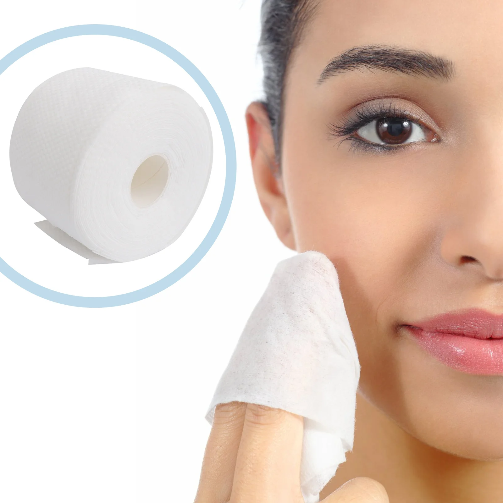 1 Uds. Toalla Facial desechable de algodón puro para quitar el maquillaje, toalla Facial suave para limpieza de la piel, paño de limpieza profunda portátil