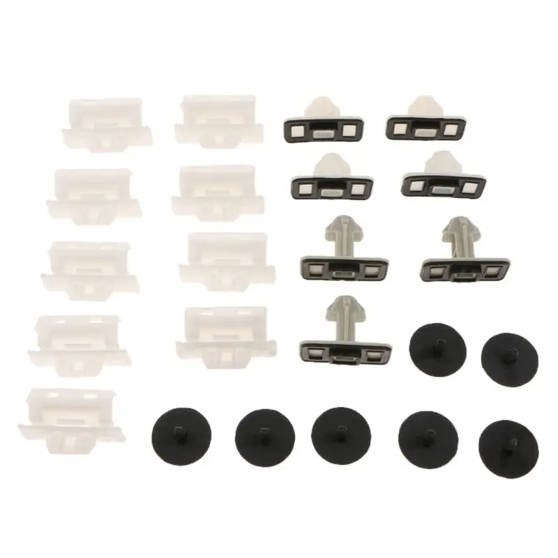 A82U-4G0898909 4G0 898 909 1 Set Side Skirt Mounting Clips Kit Side Rocker Molding Clip Kit For A6 C7 A7 2012-2018