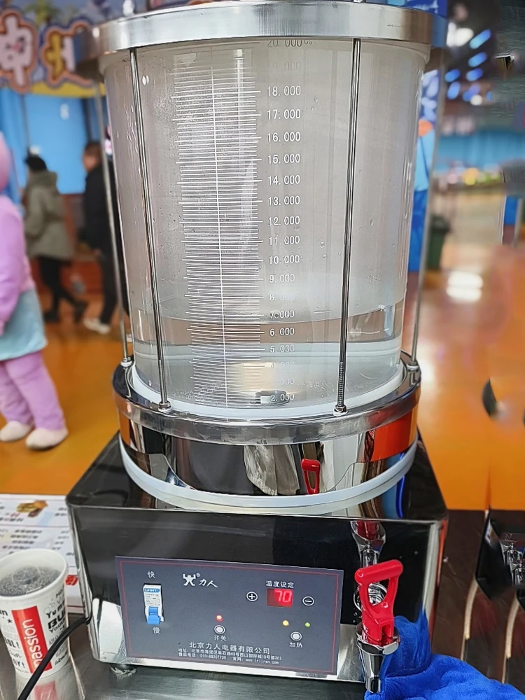 Small Pear Soup Machine Plum Juice Drink Machine Large Capacity Explosion-Proof Glass Barrel Hot Drinks Machine