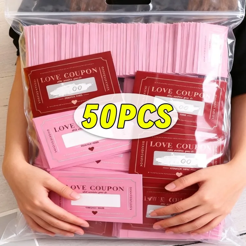 10/50 Uds. Tarjeta para rascar pareja fecha romántica tarjetas para rascar cupones de amor boda cumpleaños aniversario creativo DIY decoración de regalo
