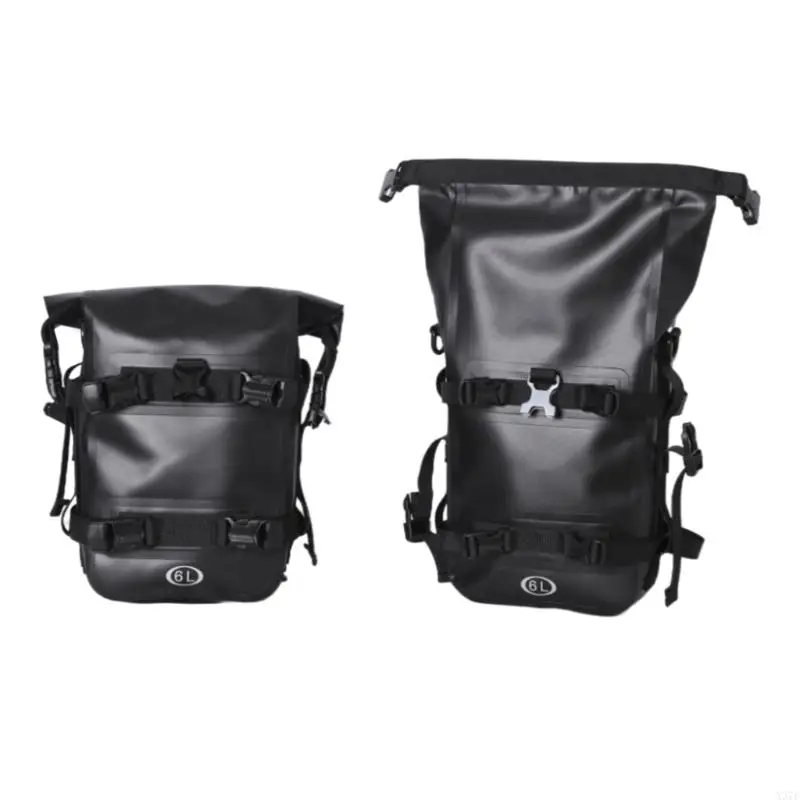 Lightweight Motorcycle Crash Bar Bag Easy To Carry For Everyday Riding Needs X37F