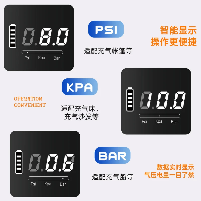 Portable Car Electric Air Pump Two‑Way Inflate Deflate Pump for Inflatable SUP Paddle Board Surfboard