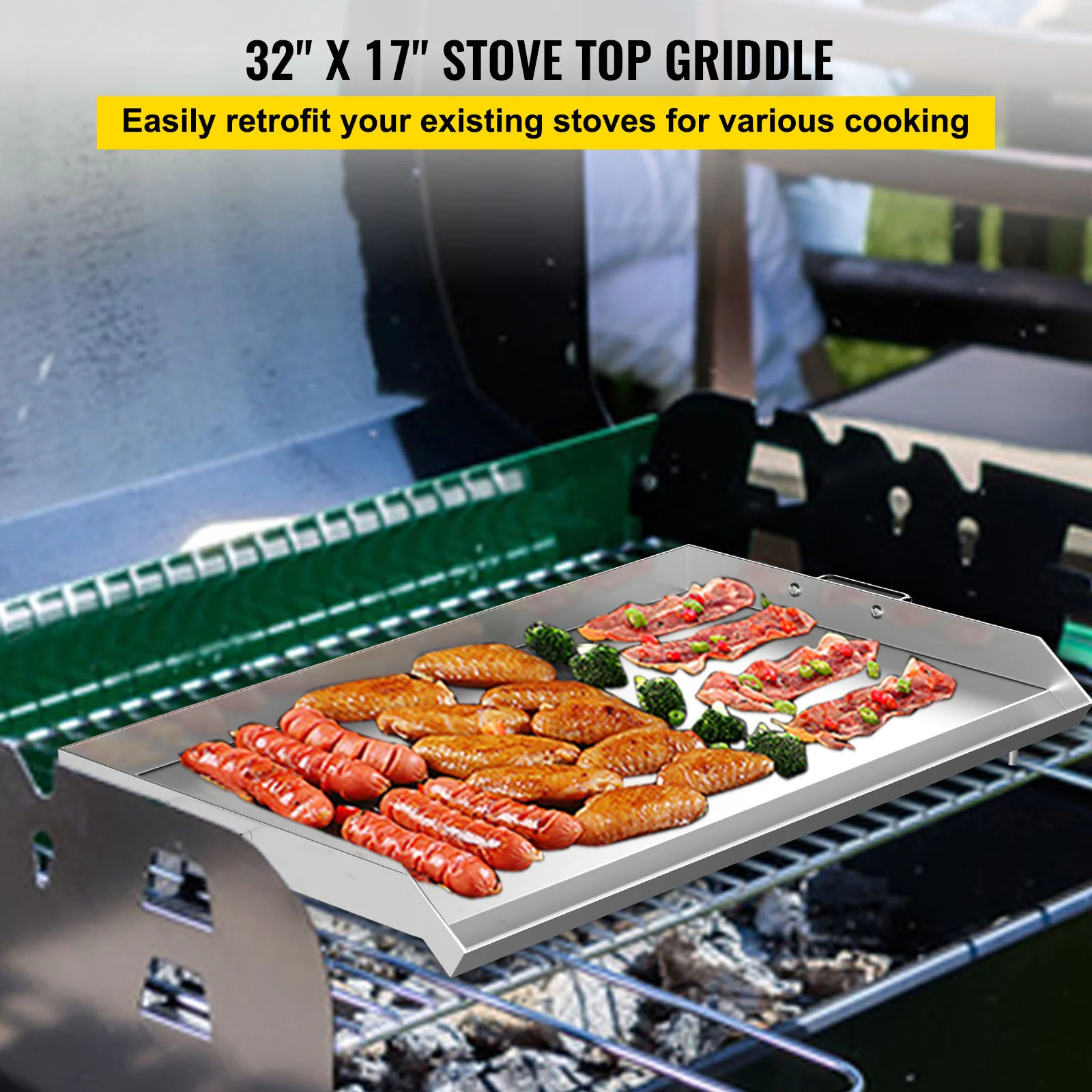 Stainless Steel Griddle, 32