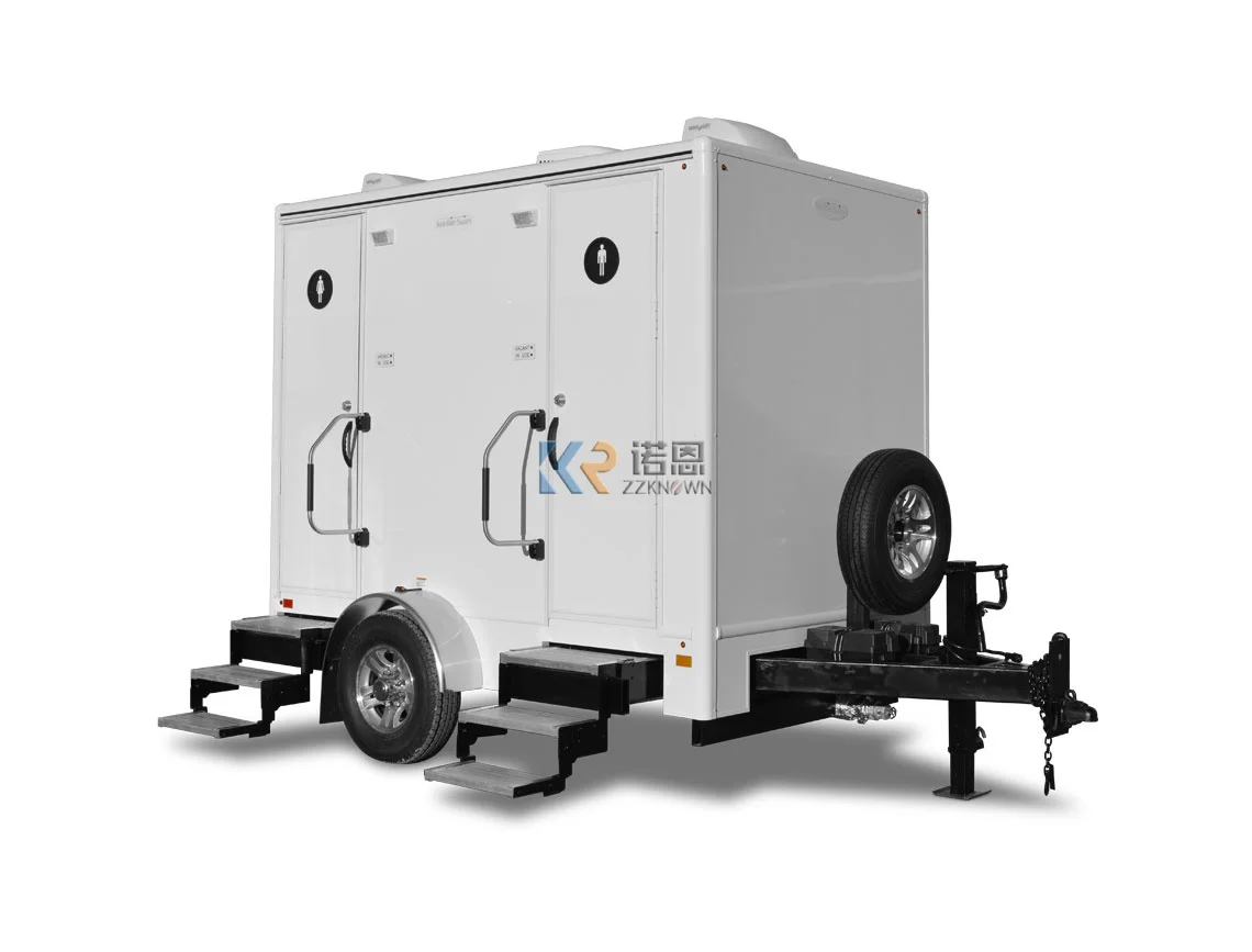 Mobile Toilet Portable Restroom Shower Toilet Trailer Portable Prefab Rent Outdoor Restroom Trailer for Sale