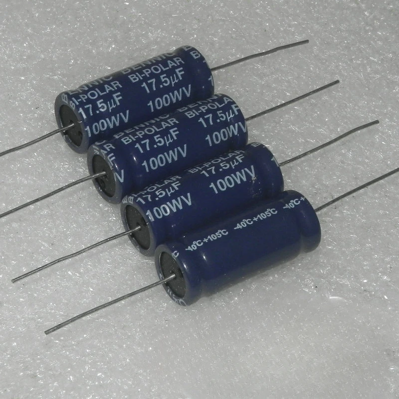 10PCS/LOT  100V 15UF 17.5UF 18UF 100wv Poleless Frequency Division Electrolytic Capacitor