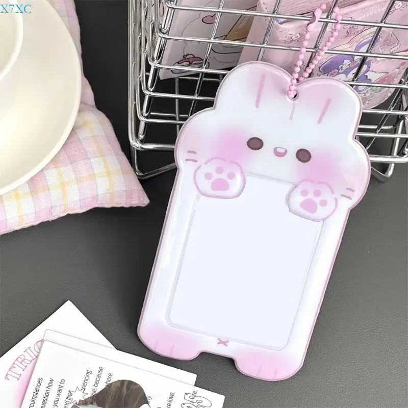 X7XC Shaped Photocard Holder Picture Case Bus Card Sleeve for Easy Organization