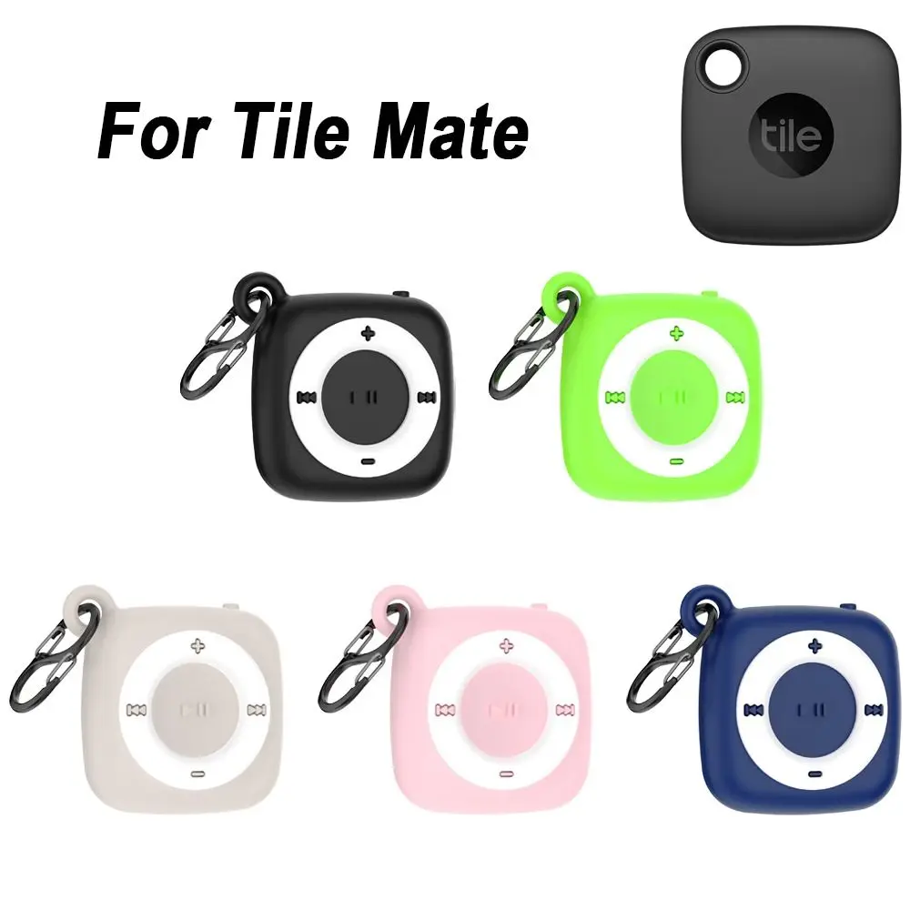 New Silicone Tracker Protective Case Anti lost Player Shape Silicone Cover Protector Dustproof Housing Shell for Tile Mate