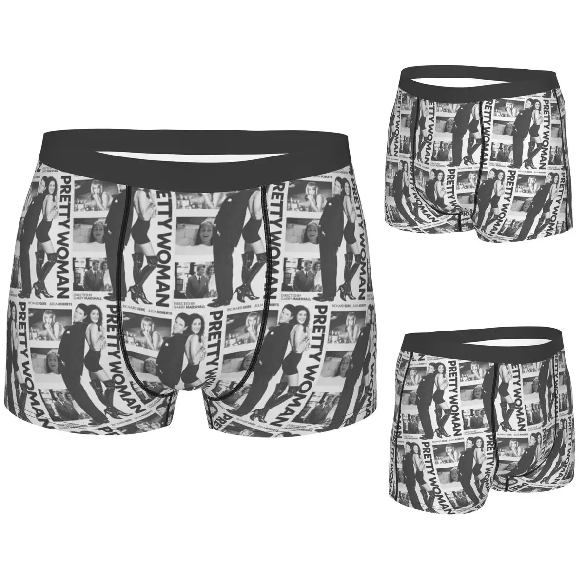 

Boxer Underpants Shorts Pretty Woman 1990 Panties Men Soft Underwear for Homme Man Boyfriend Gifts