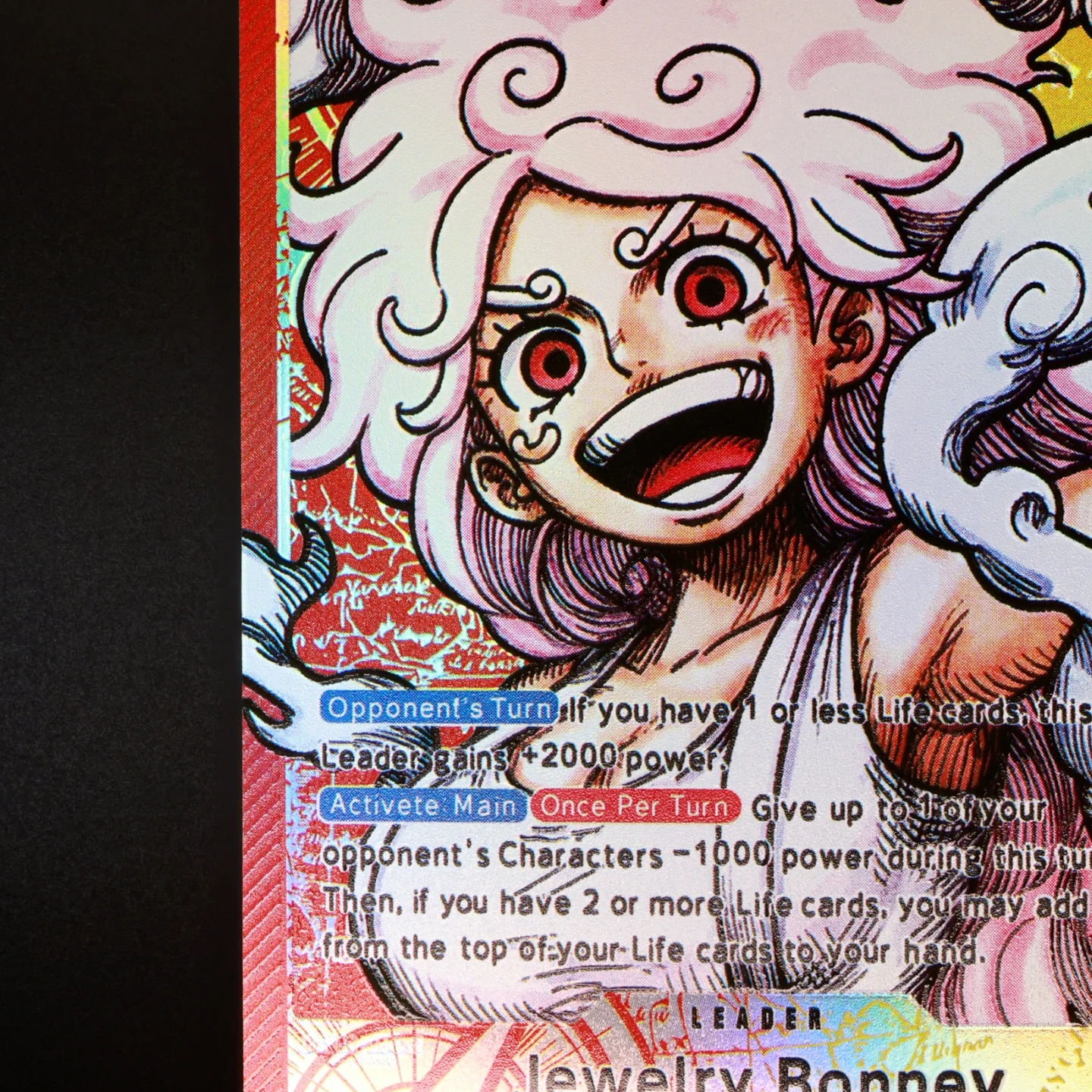One Piece TCG EB04-001 Jewelry Bonney English Leader Card Foiled