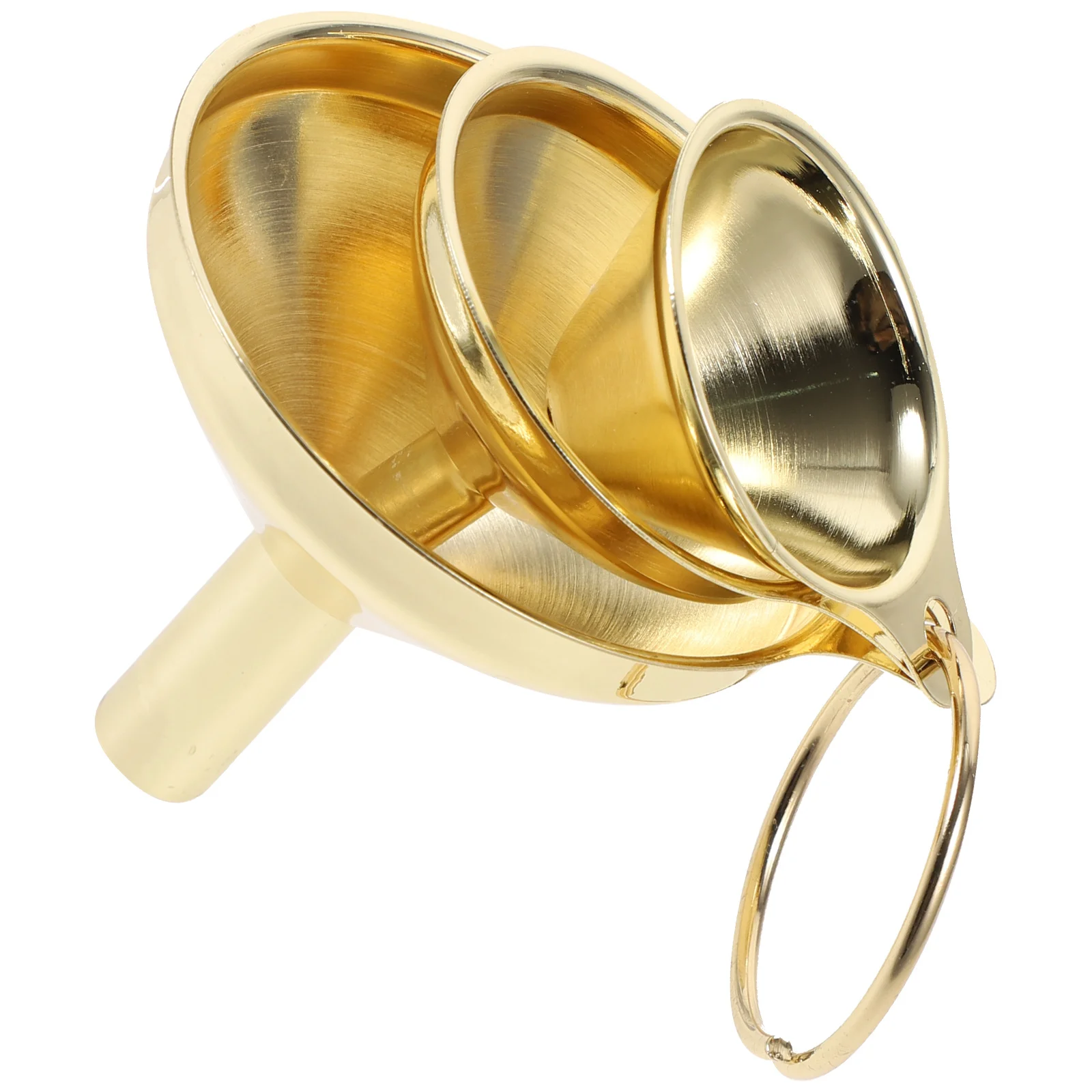 

Набор воронок из нержавеющей стали, 3 шт., многофункциональные кухонные ворота для перекачки масляного уксуса и жидкости с широким горлышком для кухни