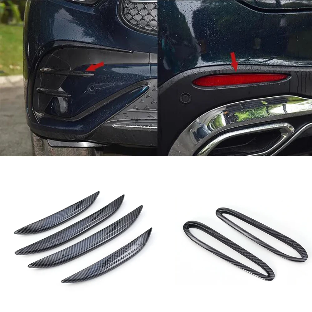 

Car Front Rear Fog Light Lamp Eyebrow Frame Trim Cover Sticker For Mercedes Benz GLC Class X254 GLC260 GLC300 2023 Accessories