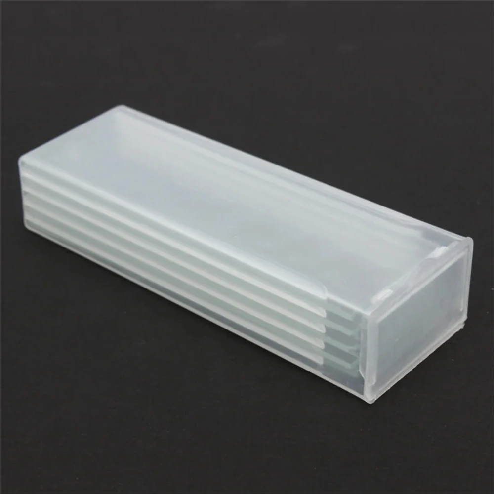 Single Two Concave Slide 7103 Frosted Edge Lmicroscope Blank Glass Slide for Medical School Educational 25.4x76.2mm 1\