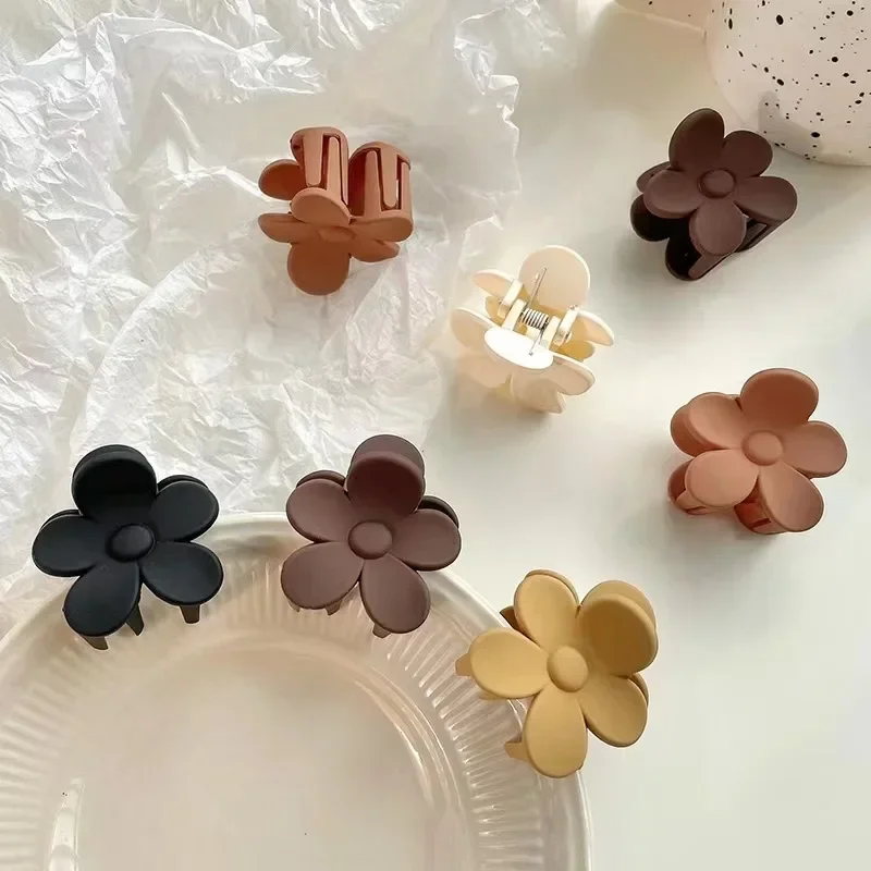 Mini Flower Hair Clips Sweet Women High Ponytail Fixed Hairpin Broken Clamp Bangs Cawl Clip Girls Hair Accessories Jewelry