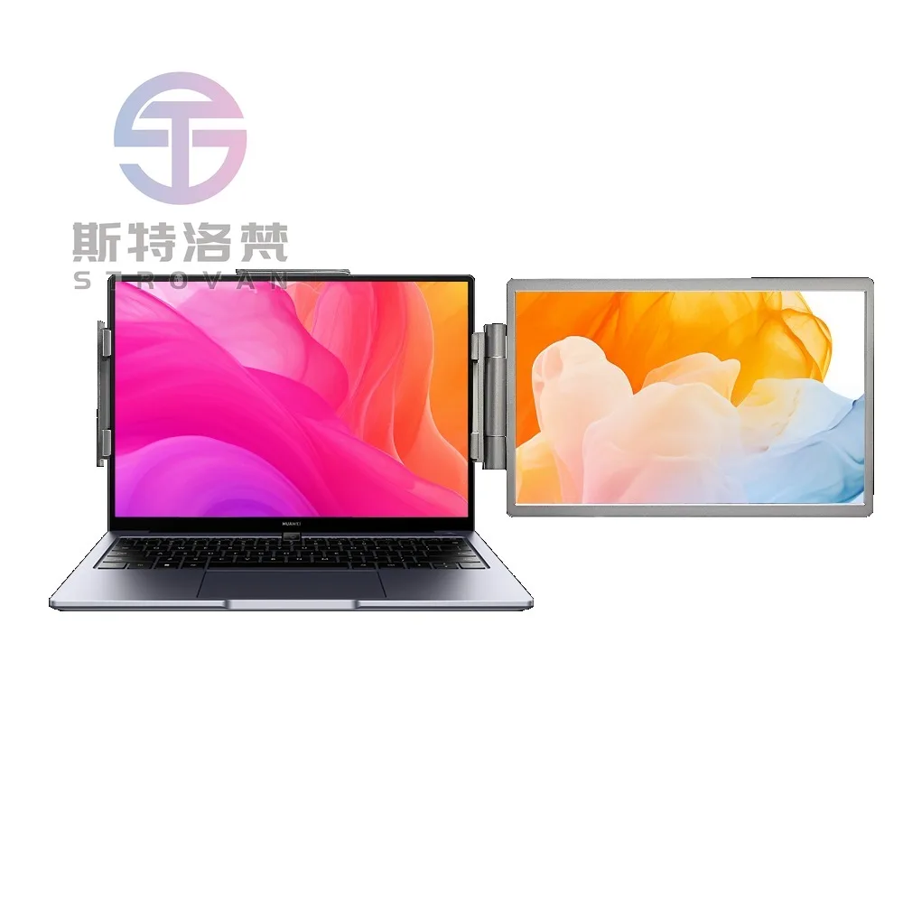 14-Inch Hanging Right IPS Extended Screen 1200P Portable Laptop Display Type-C Mini HDMI