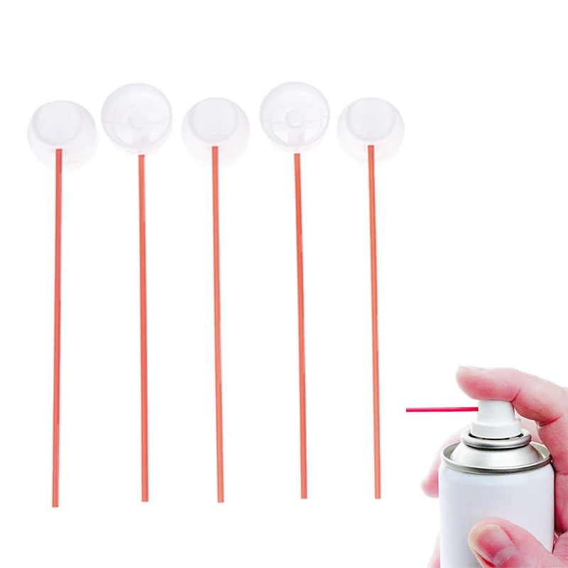 

10 PCS Spray-Paint Caps Fit Female Cans,Needle Cap-Spray Can Nozzle-Spray Paint Nozzles-Spray Paint Tips Red Thin Tube