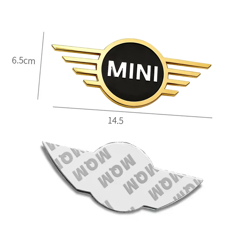 ABS Mini Auto Frontemblem Heckaufkleber Logo für Mini Cooper JCW Works R56 R50 F54 F55 F56 F57 F60 R52 R53 R55 R57 R58 R59 – Detail 8