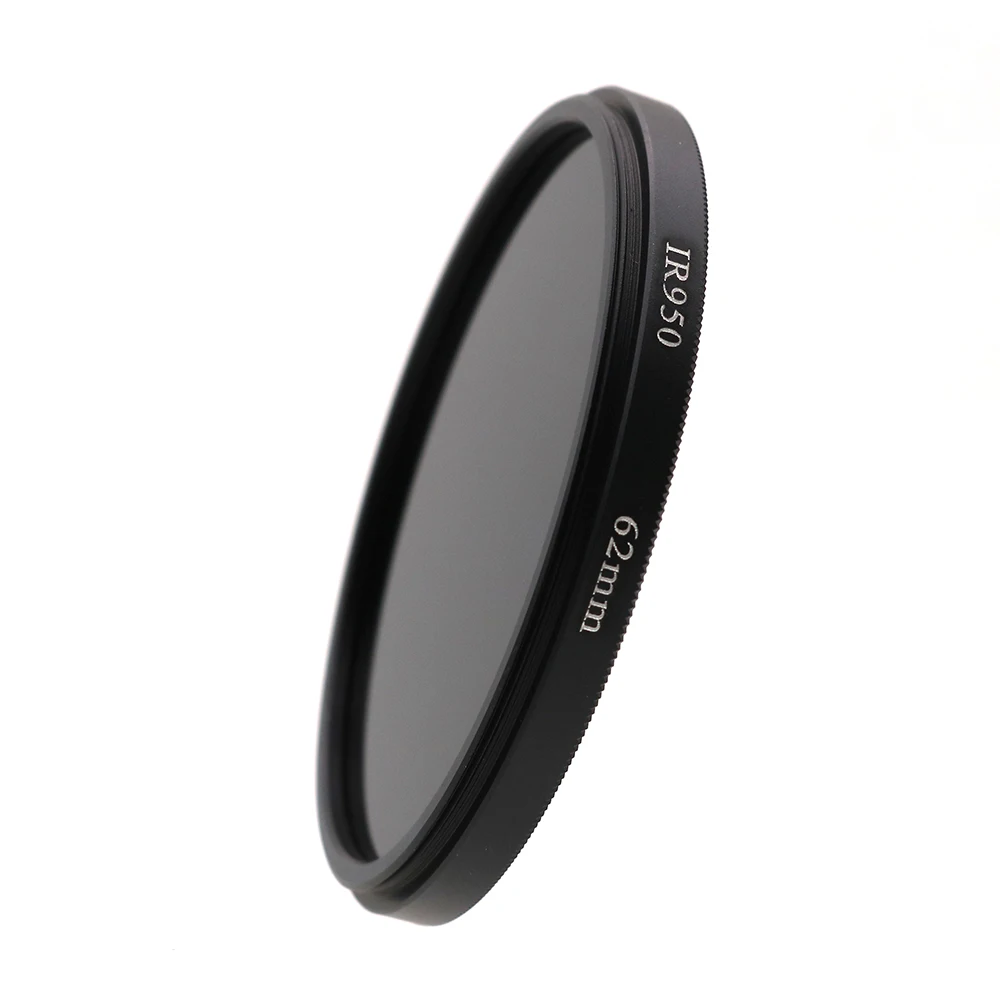 Infrared IR Filter 950nm IR Filter 43mm 46mm 49mm 52mm 55mm 58mm 62mm 67mm 77mm For SLR DSLR Camera Lens