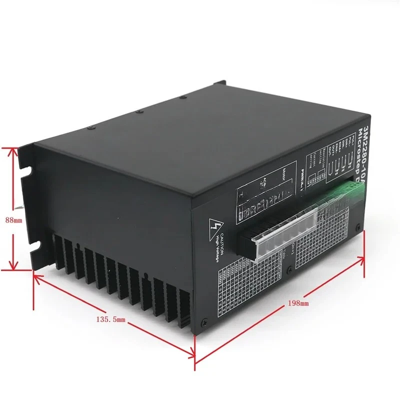 220V 3 phase CNC Stepper Driver 3M2280-10A ，suitable for 110 130 stepper motor, maximum current 10A