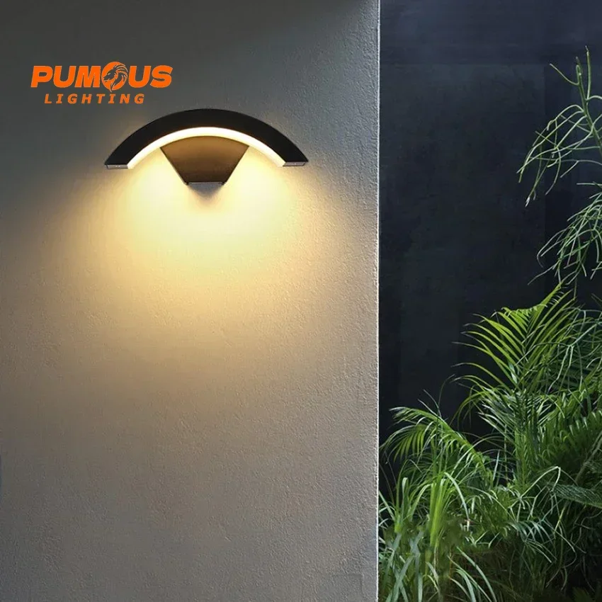 18w Sensor Outdoor Waterproof Wall Lights Garden Porch Wall Lighting LED Wall Lamps Aluminum AC86-265 au64