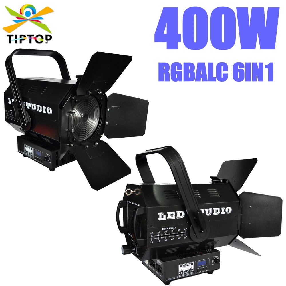 TIPTOP 400W RGBALC 6IN1 Color Professional Dimmable Continuous Portable Studio Light Adjustable Tripod Stand for Lighting