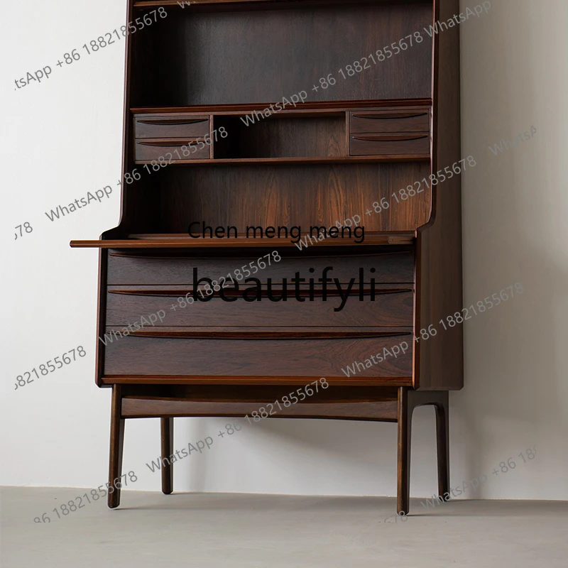 

Dresser, makeup table, desk, storage cabinet, solid wood small apartment, multi-functional H