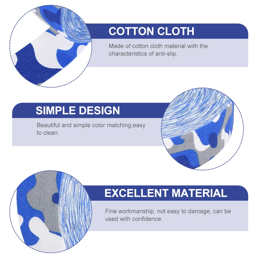 

2Pcs Anti-Slip Hockey Tape Cotton Cloth Wear-Resistant Breathable for Hockey Professional Sports Accessory Lacrosse