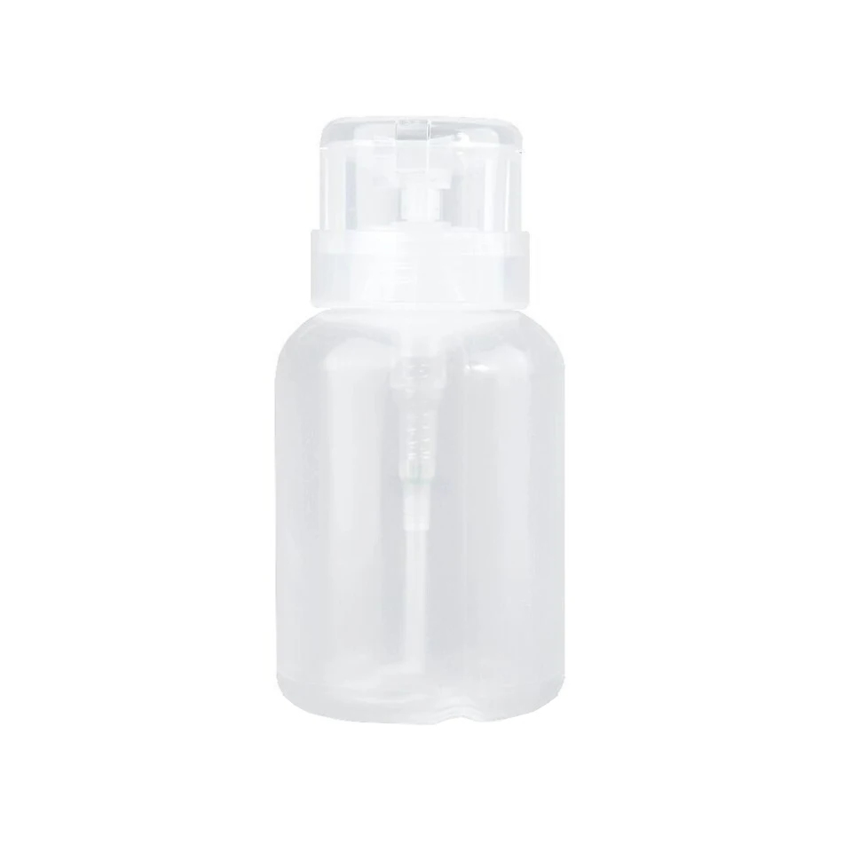 1PC 200ML Tragbare Presse Flasche Pumpe Container Mit Schloss Für Parfüm Sub-abfüllung Nail art Make-Up Spray nachfüllbare Flaschen