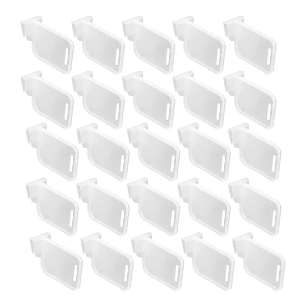 

100 шт. Регулируемые разделители для холодильника, органайзер для холодильной камеры, перегородка для боковой двери, выдвижной ящик, разделитель для продуктов, сменная пластина-разделитель