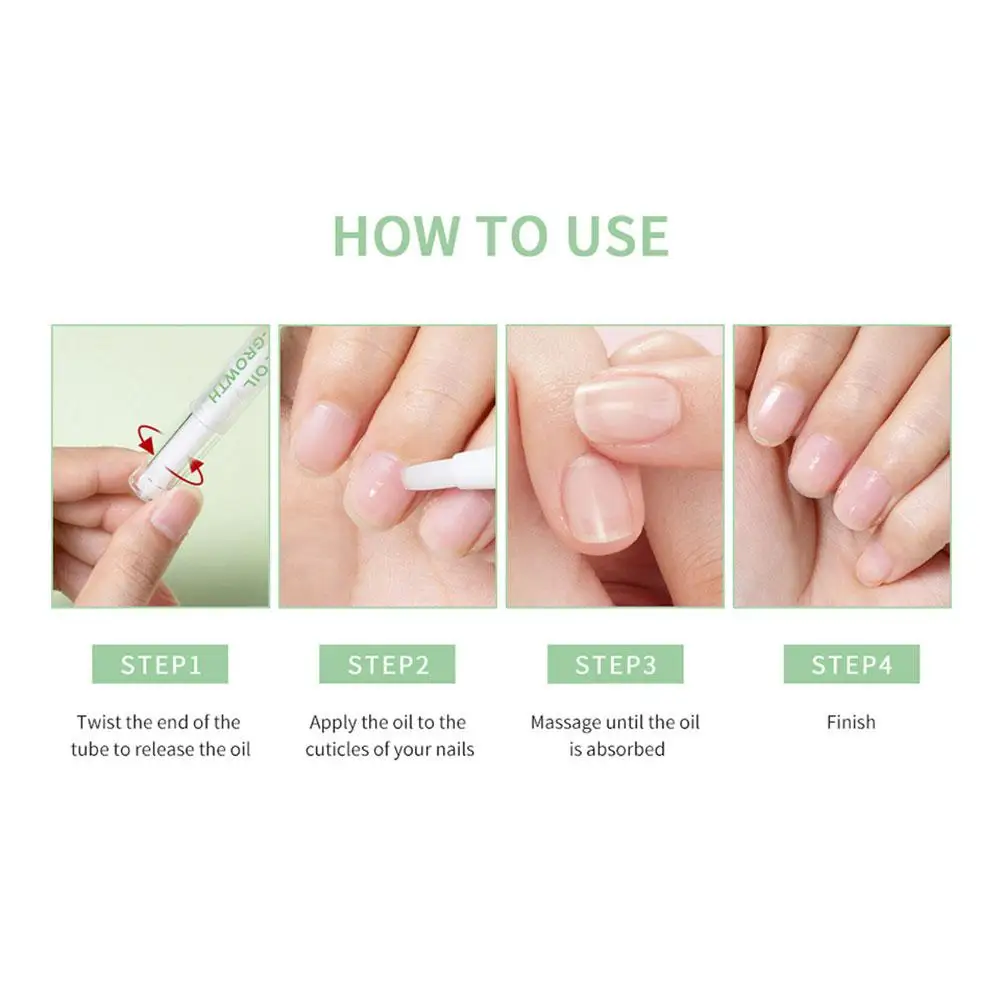 Nail Nutrition Oil Pen Nail Strengthener for Thin Nails And Growth Nail Treatment Cuticle Revitalizer Oil Prevent Agnail Nourish