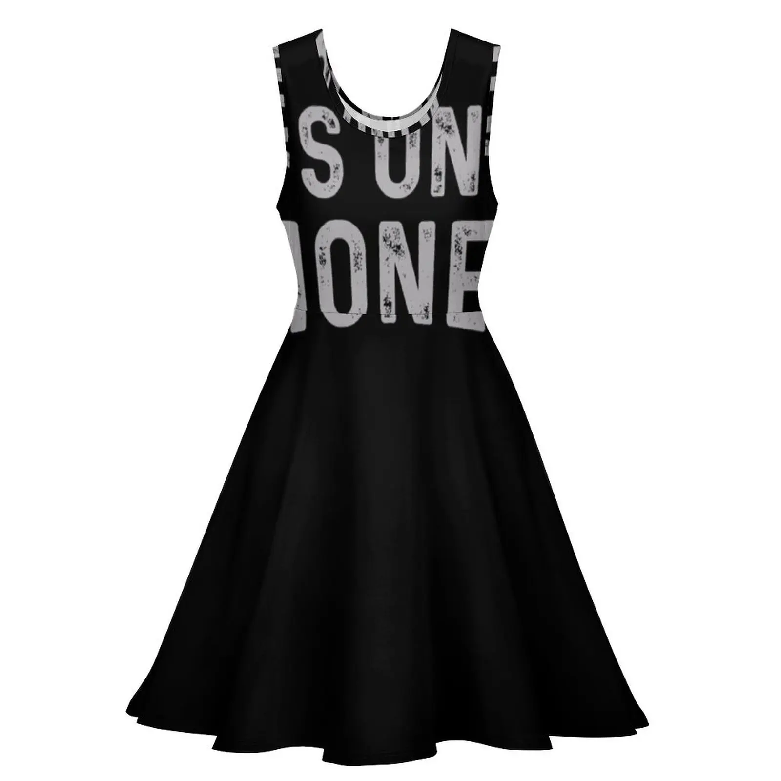 It's Only Money Sleeveless Dress dresses korean style elegant women