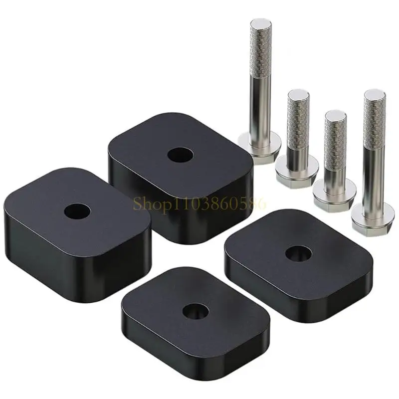 

242A Auto Resilient Rubber Seat Spacers Risers Lift Jackers Adjustable Support Cushion Set Easy Installation Pad for 387-2104