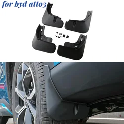 Car Mud Flaps Car Mudflap for BYD Atto 3 Yuan Plus Atto3 2021 2022 2023 Mudguard Splash Guards Fender Mudflaps Auto Accessories
